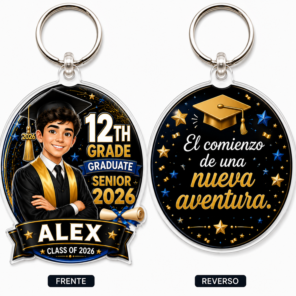 Llavero de Graduación Personalizado