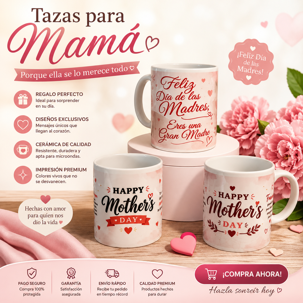 TAZAS PARA MADRES
